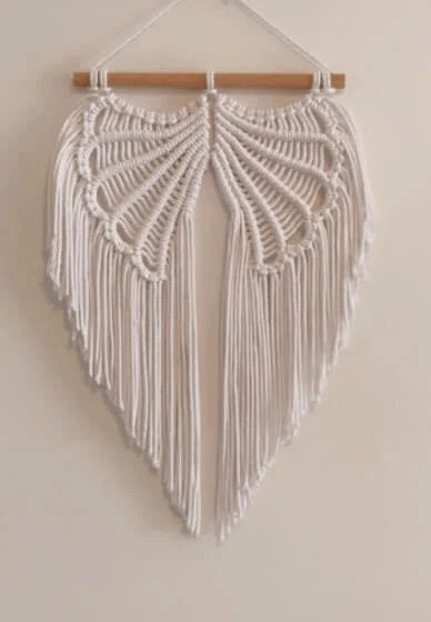 DIY Macrame Angel Wings Craft Box / Kit