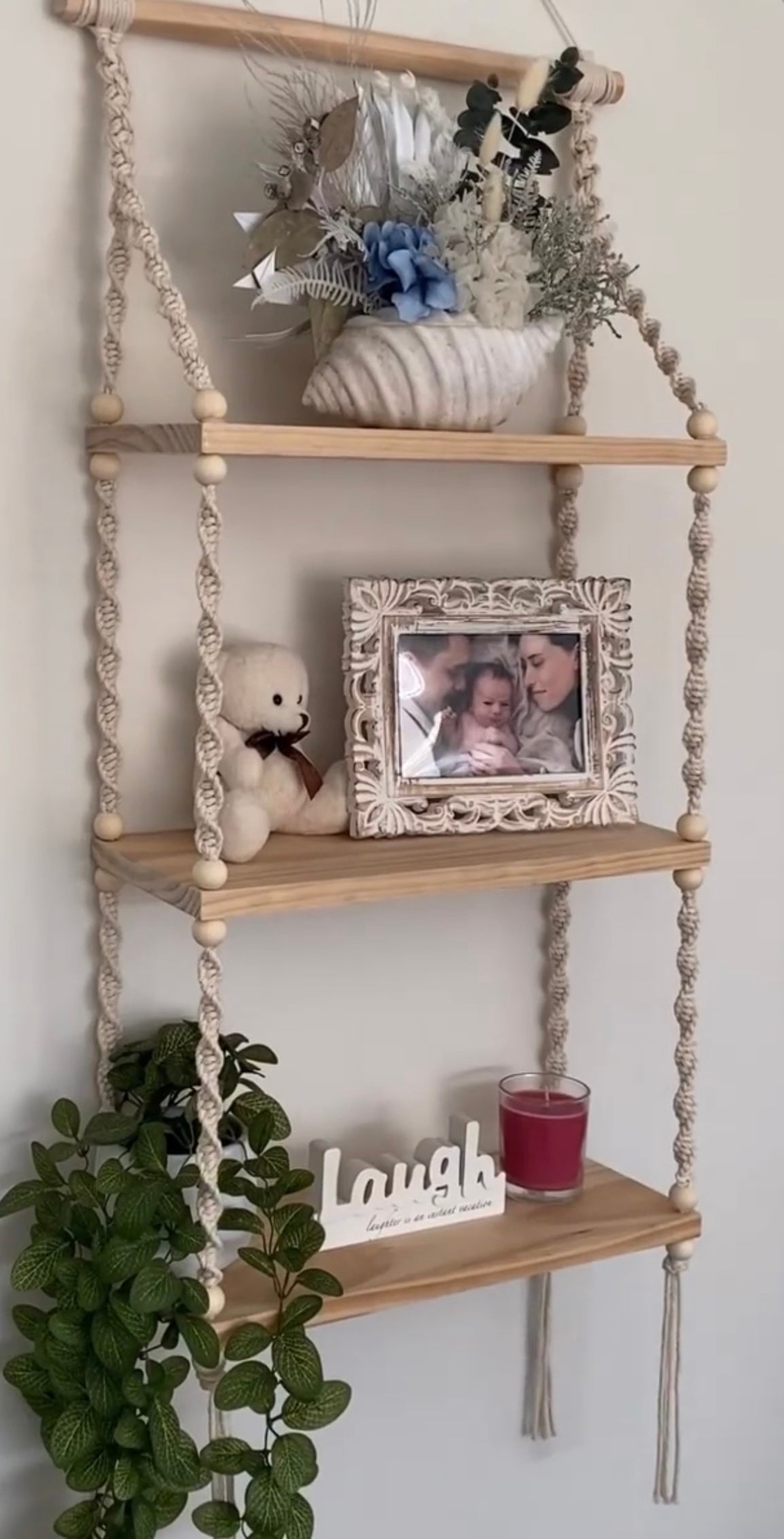 Macrame Shelves